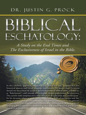 cover image of Biblical Eschatology